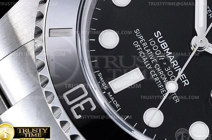 0327 ROLSUB0282 – Submariner 116610LN 904L SS SS Blk V2S ZZF SA Durable 1037